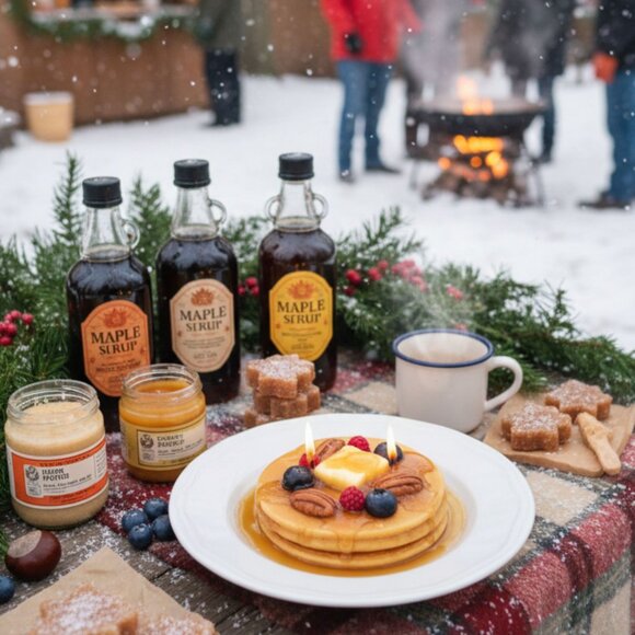 Cafe Delights Pumpkin Spice Pancake Scented Soy Wax Candle - Picture 2 of 11